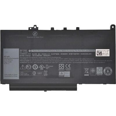 Dell Battery, 42WHR, 3 Cell (3 Zellen, 4400 mAh), Notebook Akku, Schwarz Dell Battery, 42WHR, 3 Cell (3 Zellen, 4400 mAh), Notebook Akku, Schwarz