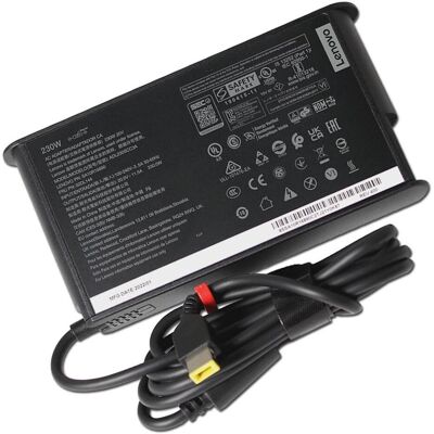 SIL Netzadapter 230W, 20V YOGA Anschluss, Original Lenovo (230 W), Notebook Netzteil, Schwarz SIL Netzadapter 230W, 20V YOGA Anschluss, Original Lenovo (230 W), Notebook Netzteil, Schwarz
