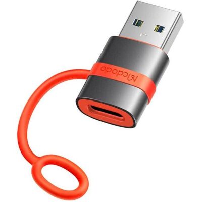 Mcdodo OT-3800 USB-C to USB-A adapter (black) (USB Typ-C, 3.22 cm), Data + Video Adapter, Grau, Schwarz Mcdodo OT-3800 USB-C to USB-A adapter (black) (USB Typ-C, 3.22 cm), Data + Video Adapter, Grau, Schwarz