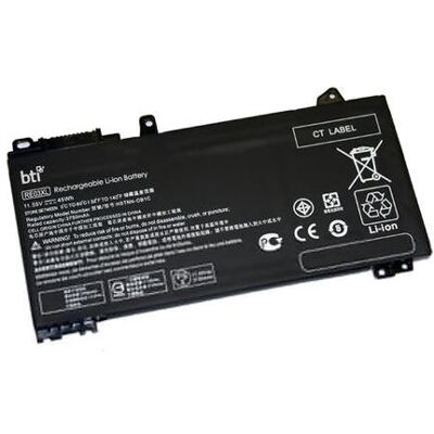 RE03045XL-PL-BTI (3 Zellen, 3896 mAh), Notebook Akku, Schwarz RE03045XL-PL-BTI (3 Zellen, 3896 mAh), Notebook Akku, Schwarz