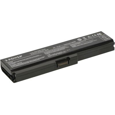 2-Power Main Battery Pack 10.8V 4400mAh (6 Zellen, 4400 mAh), Notebook Akku, Schwarz 2-Power Main Battery Pack 10.8V 4400mAh (6 Zellen, 4400 mAh), Notebook Akku, Schwarz