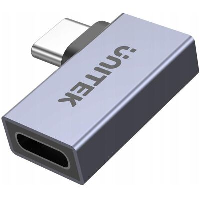 Unitek Adapter USB A1040GY01 USB-C - USB-C Szary (A1040GY01) (USB Typ-C), Data + Video Adapter, Grau Unitek Adapter USB A1040GY01 USB-C - USB-C Szary (A1040GY01) (USB Typ-C), Data + Video Adapter, Grau