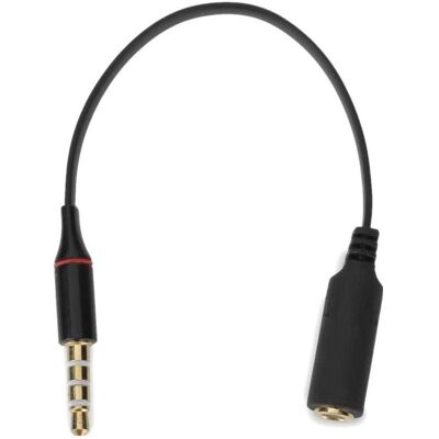 Mozo Adapter AV Mozos Jack 3.5mm - Jack 3.5mm czarny (ASM-5), Data + Video Adapter, Schwarz Mozo Adapter AV Mozos Jack 3.5mm - Jack 3.5mm czarny (ASM-5), Data + Video Adapter, Schwarz