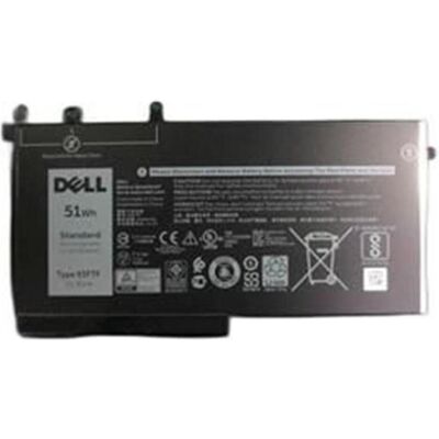 Dell Btry Pri 51whr 3c Lith Byd (3 Zellen), Notebook Akku, Schwarz Dell Btry Pri 51whr 3c Lith Byd (3 Zellen), Notebook Akku, Schwarz
