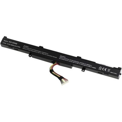 T6 Power Baterie Asus X450J, X550Z, X750J,, X751LA,,,, 4cell, Li-ion (4 Zellen, 2600 mAh), Notebook Akku, Schwarz T6 Power Baterie Asus X450J, X550Z, X750J,, X751LA,,,, 4cell, Li-ion (4 Zellen, 2600 mAh), Notebook Akku, Schwarz