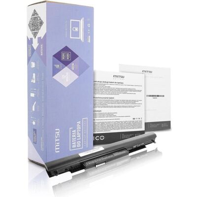 Mitsu BATTERY BC/HP-240G4 (HP 2200 MAH 33 WH) - Batterie - Batterie (4 Zellen, 2200 mAh), Notebook Akku, Schwarz Mitsu BATTERY BC/HP-240G4 (HP 2200 MAH 33 WH) - Batterie - Batterie (4 Zellen, 2200 mAh), Notebook Akku, Schwarz
