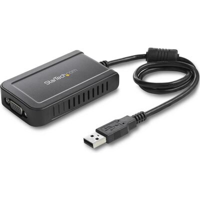 StarTech USB To VGA External Video Card (8.80 cm), Data + Video Adapter, Grau StarTech USB To VGA External Video Card (8.80 cm), Data + Video Adapter, Grau
