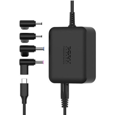 Port Designs Port Netzteil GaN 100W - Acer/Toshiba, EU-Stecker (100 W), Notebook Netzteil, Schwarz Port Designs Port Netzteil GaN 100W - Acer/Toshiba, EU-Stecker (100 W), Notebook Netzteil, Schwarz