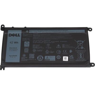 Dell WDX0R (3 Zellen, 3500 mAh), Notebook Akku, Schwarz Dell WDX0R (3 Zellen, 3500 mAh), Notebook Akku, Schwarz