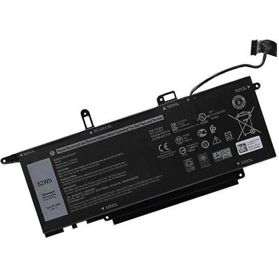 Dell Battery, 52WHR, 4 Cell (4 Zellen, 6840 mAh), Notebook Akku Dell Battery, 52WHR, 4 Cell (4 Zellen, 6840 mAh), Notebook Akku