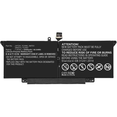 CoreParts Laptop Battery for DELL (6400 mAh), Notebook Akku, Schwarz CoreParts Laptop Battery for DELL (6400 mAh), Notebook Akku, Schwarz