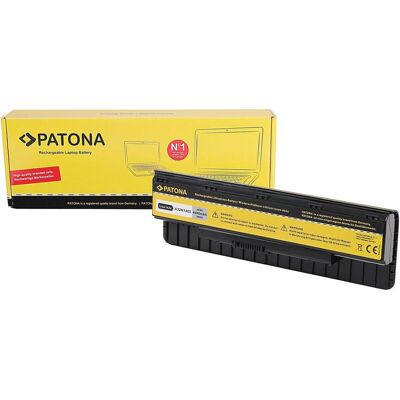 Patona 2862 (6 Zellen, 4400 mAh), Notebook Akku, Schwarz, Gelb Patona 2862 (6 Zellen, 4400 mAh), Notebook Akku, Schwarz, Gelb