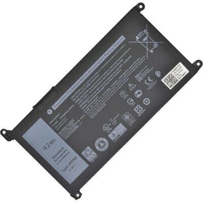 Dell BTRY,PRI,42WHR,3C,LITH,SWD (3 Zellen), Notebook Akku Dell BTRY,PRI,42WHR,3C,LITH,SWD (3 Zellen), Notebook Akku