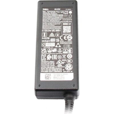 Dell 65W 4.5mm AC Adapter (65 W), Notebook Netzteil, Schwarz Dell 65W 4.5mm AC Adapter (65 W), Notebook Netzteil, Schwarz