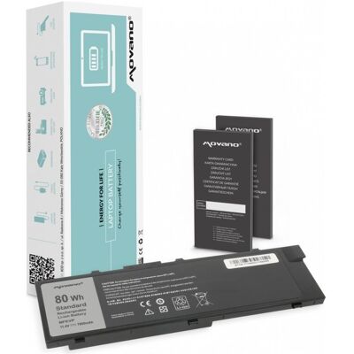 Movano Bateria Bateria MFKVP do Dell Precision 15 7510 17 7710, Notebook Akku Movano Bateria Bateria MFKVP do Dell Precision 15 7510 17 7710, Notebook Akku