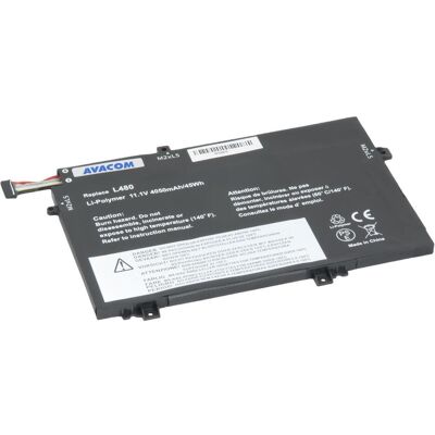 Avacom Náhradní baterie Lenovo ThinkPad L480, L580 Li-Pol 11,1V 4050mAh 45Wh (4050 mAh), Notebook Akku Avacom Náhradní baterie Lenovo ThinkPad L480, L580 Li-Pol 11,1V 4050mAh 45Wh (4050 mAh), Notebook Akku