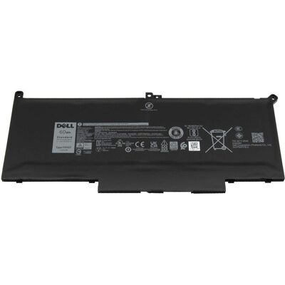Dell BTRY PRI 60WHR 4C 3YWR SMP (4 Zellen), Notebook Akku, Schwarz Dell BTRY PRI 60WHR 4C 3YWR SMP (4 Zellen), Notebook Akku, Schwarz