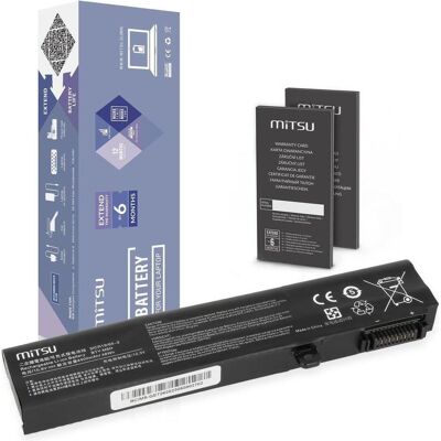 Mitsu BATTERY BC/MS-GE72(MSI GE72 440MAH 48WH) - Batterie - Batterie - Batterie (1 Zelle, 4400 mAh), Notebook Akku, Schwarz Mitsu BATTERY BC/MS-GE72(MSI GE72 440MAH 48WH) - Batterie - Batterie - Batterie (1 Zelle, 4400 mAh), Notebook Akku, Schwarz