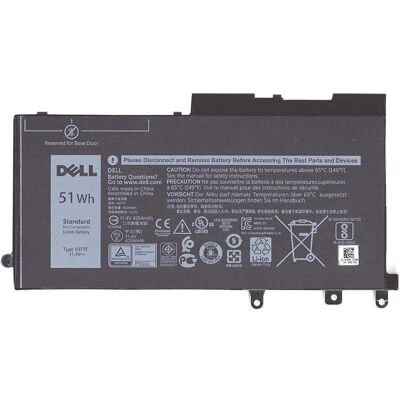 Dell Battery, 51WHR, 3 Cell (3 Zellen), Notebook Akku, Schwarz Dell Battery, 51WHR, 3 Cell (3 Zellen), Notebook Akku, Schwarz