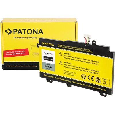 Patona 2905 (1 Zelle, 3900 mAh), Notebook Akku, Schwarz Patona 2905 (1 Zelle, 3900 mAh), Notebook Akku, Schwarz