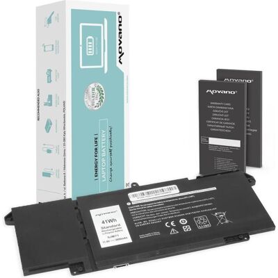 Movano Bateria 9JM71 7FMXV do Dell Latitude 5320 7320 7420 7520 - 3600 mAh (41 Wh) (3600 mAh), Notebook Akku Movano Bateria 9JM71 7FMXV do Dell Latitude 5320 7320 7420 7520 - 3600 mAh (41 Wh) (3600 mAh), Notebook Akku
