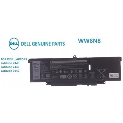 Dell BTRY,PRI,57WHR,3C,LITH,BYD (3 Zellen, 4878 mAh), Notebook Akku Dell BTRY,PRI,57WHR,3C,LITH,BYD (3 Zellen, 4878 mAh), Notebook Akku