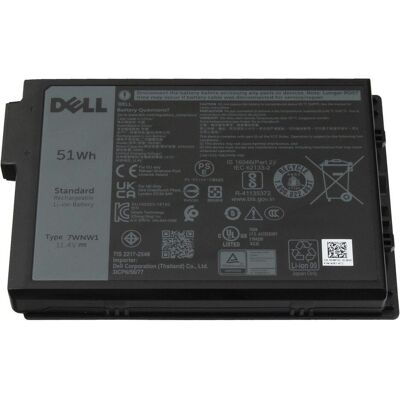 Dell Kit 3-Cell (51Whr) Lithium (3 Zellen, 4342 mAh), Notebook Akku Dell Kit 3-Cell (51Whr) Lithium (3 Zellen, 4342 mAh), Notebook Akku
