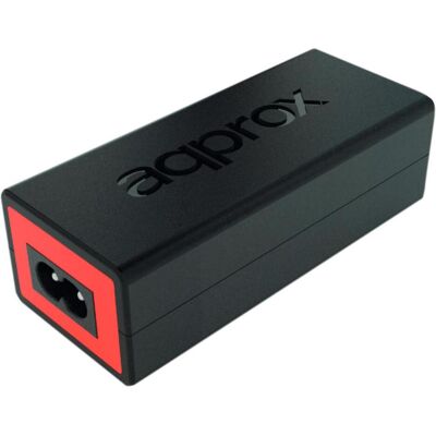 Approx AC ADAPTER PARA ASUS NOTEBOOK 45W 135x4mm (45 W), Notebook Netzteil, Schwarz, Rot Approx AC ADAPTER PARA ASUS NOTEBOOK 45W 135x4mm (45 W), Notebook Netzteil, Schwarz, Rot