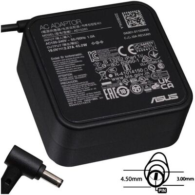 Asus orig. adaptér 19V 3P(4.5PHI) (45 W), Notebook Netzteil Asus orig. adaptér 19V 3P(4.5PHI) (45 W), Notebook Netzteil