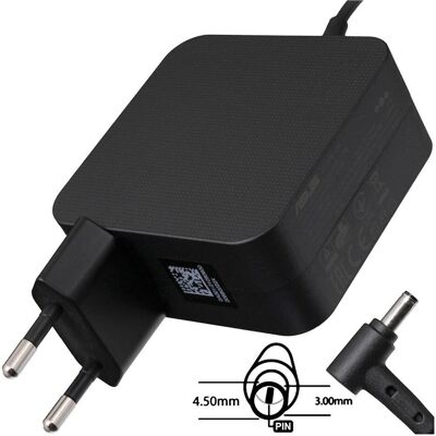 Asus ADAPTER 65W 19V 2P(4.5PHI) orig. (65 W), Notebook Netzteil, Schwarz Asus ADAPTER 65W 19V 2P(4.5PHI) orig. (65 W), Notebook Netzteil, Schwarz