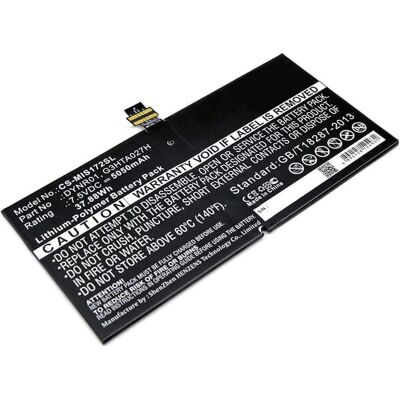 AGI Akku kompatibel mit Microsoft Surface 4 - Akku - 5.050 mAh (5050 mAh), Notebook Akku, Schwarz AGI Akku kompatibel mit Microsoft Surface 4 - Akku - 5.050 mAh (5050 mAh), Notebook Akku, Schwarz