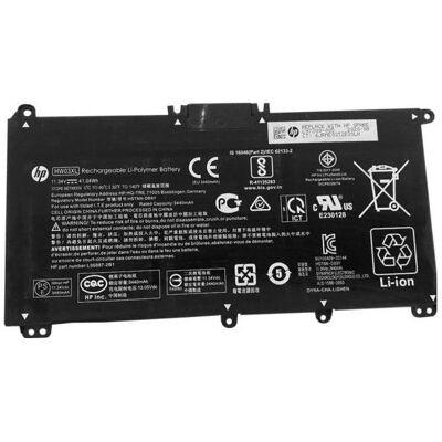 HP Battery (3860 mAh), Notebook Akku, Schwarz HP Battery (3860 mAh), Notebook Akku, Schwarz