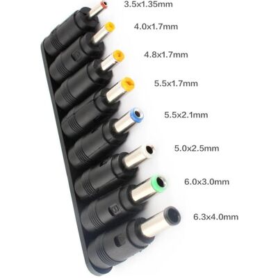 PowerGuard 8-in-1 Notebook Ladeadapter-Plugs (100 W), Notebook Netzteil, Schwarz PowerGuard 8-in-1 Notebook Ladeadapter-Plugs (100 W), Notebook Netzteil, Schwarz