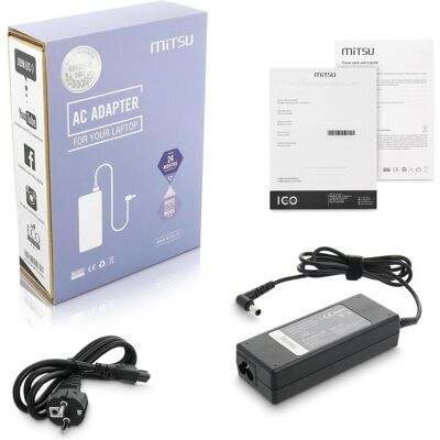 Mitsu notebook charger 19.5v 4.7a 6.5x4.4 pin - sony (90 W), Notebook Netzteil, Schwarz Mitsu notebook charger 19.5v 4.7a 6.5x4.4 pin - sony (90 W), Notebook Netzteil, Schwarz