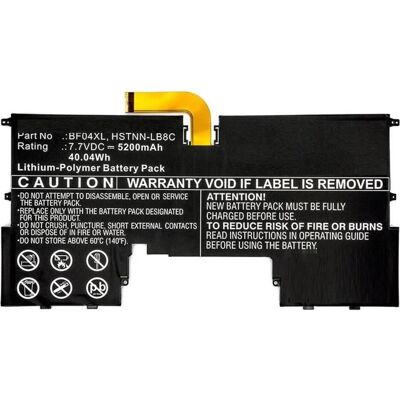 CoreParts Laptop Battery for HP (1 Zelle, 5200 mAh), Notebook Akku, Schwarz CoreParts Laptop Battery for HP (1 Zelle, 5200 mAh), Notebook Akku, Schwarz