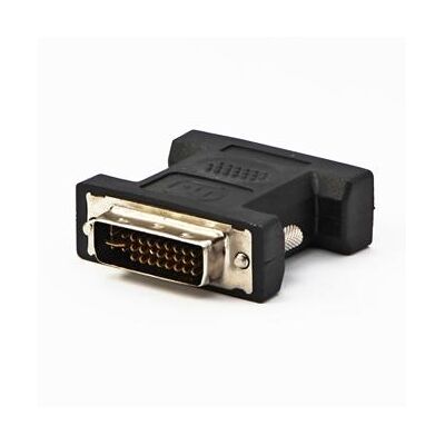 Logo Video Adapter, DVI-Stecker (24+5) - VGA-Buchse (D-sub), schwarz, Blister (VGA), Data + Video Adapter, Schwarz Logo Video Adapter, DVI-Stecker (24+5) - VGA-Buchse (D-sub), schwarz, Blister (VGA), Data + Video Adapter, Schwarz