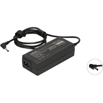 2-Power AC Adapter 19V 3.42A 65W includes power cable (65 W), Notebook Netzteil, Schwarz 2-Power AC Adapter 19V 3.42A 65W includes power cable (65 W), Notebook Netzteil, Schwarz
