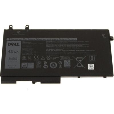 Dell 42Wh 3-cell Lithium Ion (3 Zellen, 3684 mAh), Notebook Akku, Schwarz Dell 42Wh 3-cell Lithium Ion (3 Zellen, 3684 mAh), Notebook Akku, Schwarz