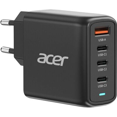 Acer Netzteil-Ladegerät 100W GaN inkl. 2m USB-C Kabel (100 W), Notebook Netzteil, Schwarz Acer Netzteil-Ladegerät 100W GaN inkl. 2m USB-C Kabel (100 W), Notebook Netzteil, Schwarz