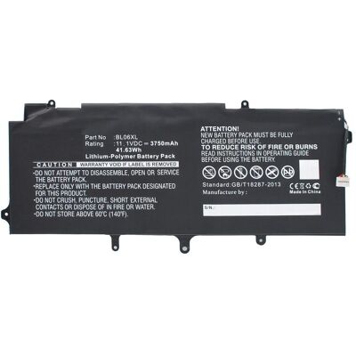 CoreParts MBXHP-BA0157 (4 Zellen, 3750 mAh), Notebook Akku, Schwarz CoreParts MBXHP-BA0157 (4 Zellen, 3750 mAh), Notebook Akku, Schwarz