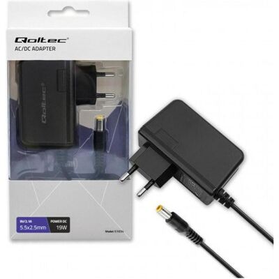 Qoltec 51034 Plug in power supply 19W 9V (19 W), Notebook Netzteil, Schwarz Qoltec 51034 Plug in power supply 19W 9V (19 W), Notebook Netzteil, Schwarz