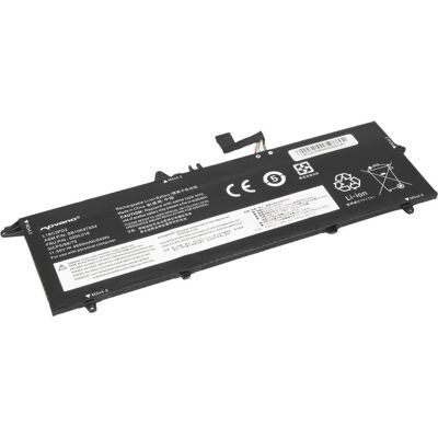 Movano Akku L18C3PD2 für Lenovo ThinkPad T490s, T495s, T14s (3 Zellen, 4650 mAh), Notebook Akku, Schwarz Movano Akku L18C3PD2 für Lenovo ThinkPad T490s, T495s, T14s (3 Zellen, 4650 mAh), Notebook Akku, Schwarz