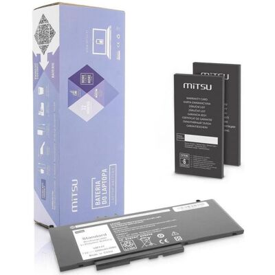 Mitsu BATTERY BC/DE-E5470 (DELL 6000 MAH 46 WH) - Batterie (4 Zellen, 6000 mAh), Notebook Akku Mitsu BATTERY BC/DE-E5470 (DELL 6000 MAH 46 WH) - Batterie (4 Zellen, 6000 mAh), Notebook Akku