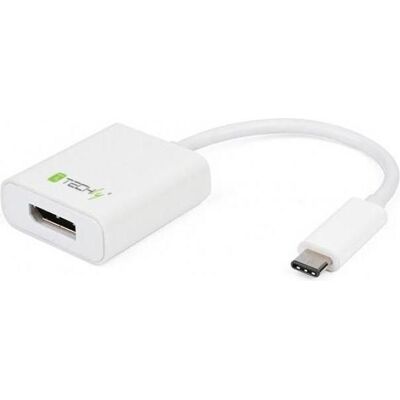 Techly IADAP-USB31-DP. USB-Version: 3.1 (3.1 Gen 2), USB-Stecker: USB Typ-C, USB-Anschluss Geschlecht: Männ (15 cm), Data + Video Adapter, Weiss Techly IADAP-USB31-DP. USB-Version: 3.1 (3.1 Gen 2), USB-Stecker: USB Typ-C, USB-Anschluss Geschlecht: Männ (15 cm), Data + Video Adapter, Weiss