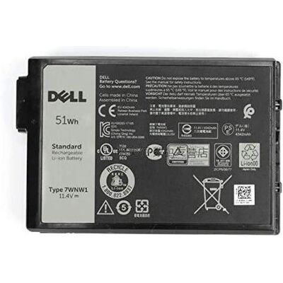 Dell Battery, 51WHR, 3 Cell (3 Zellen), Notebook Akku, Schwarz Dell Battery, 51WHR, 3 Cell (3 Zellen), Notebook Akku, Schwarz