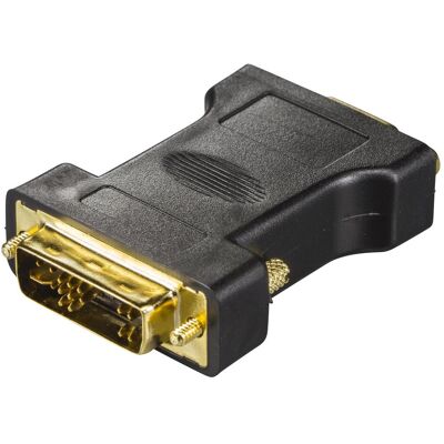Deltaco Modell 00120001 DVI-A VGA Adapter - Schwarz Deltaco Modell 00120001 DVI-A VGA Adapter - Schwarz