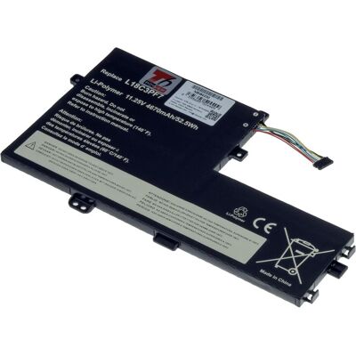 T6 Power Battery Lenovo IdeaPad C340-15IWL, S340-14IML, S340-14IML, 4610mAh, 52.5Wh, 3-cell, Li-poly (3 Zellen, 4610 mAh), Notebook Akku, Schwarz T6 Power Battery Lenovo IdeaPad C340-15IWL, S340-14IML, S340-14IML, 4610mAh, 52.5Wh, 3-cell, Li-poly (3 Zellen, 4610 mAh), Notebook Akku, Schwarz