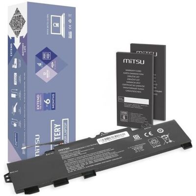 Mitsu Bateria Bateria TT03XL do HP EliteBook 755 850 G5 850 G6 (3 Zellen, 4400 mAh), Notebook Akku Mitsu Bateria Bateria TT03XL do HP EliteBook 755 850 G5 850 G6 (3 Zellen, 4400 mAh), Notebook Akku