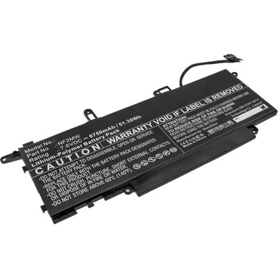 AGI Akku kompatibel mit Dell Latitude 9510 2-in-1 (6850 mAh), Notebook Akku, Schwarz AGI Akku kompatibel mit Dell Latitude 9510 2-in-1 (6850 mAh), Notebook Akku, Schwarz