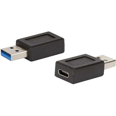 E+P CC371 USB-C Kompaktadapter USB-A Stecker+USB-C Kupplung (USB-A), Data + Video Adapter E+P CC371 USB-C Kompaktadapter USB-A Stecker+USB-C Kupplung (USB-A), Data + Video Adapter